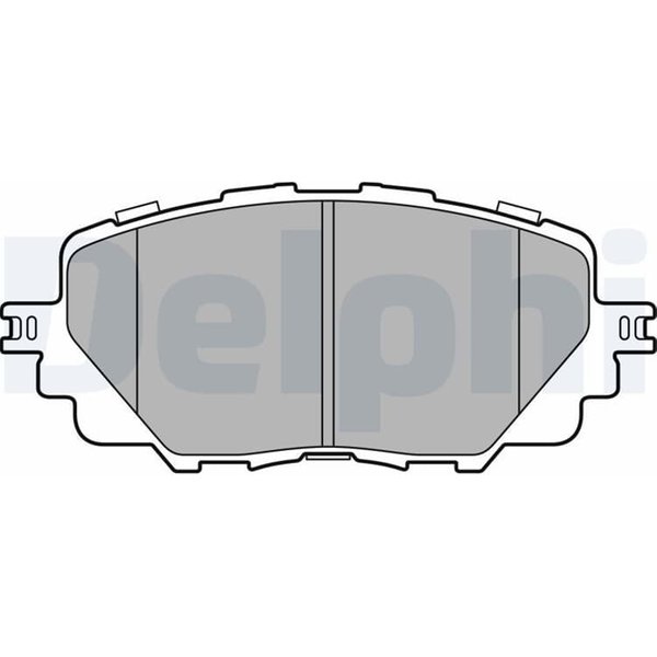 Delphi BremsbeläGe Vorne Abarth 124 Fiat 124 Mazda Mx-5 LP3284-image