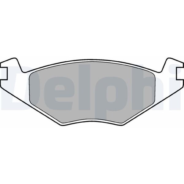 Delphi BremsbeläGe Vorne Seat Cordoba Ibiza VW Golf Jetta Polo LP760-image