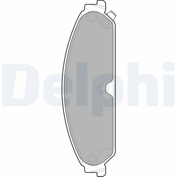 Delphi BremsbeläGe Vorne Chrysler 300C Lancia Thema LP2033-image