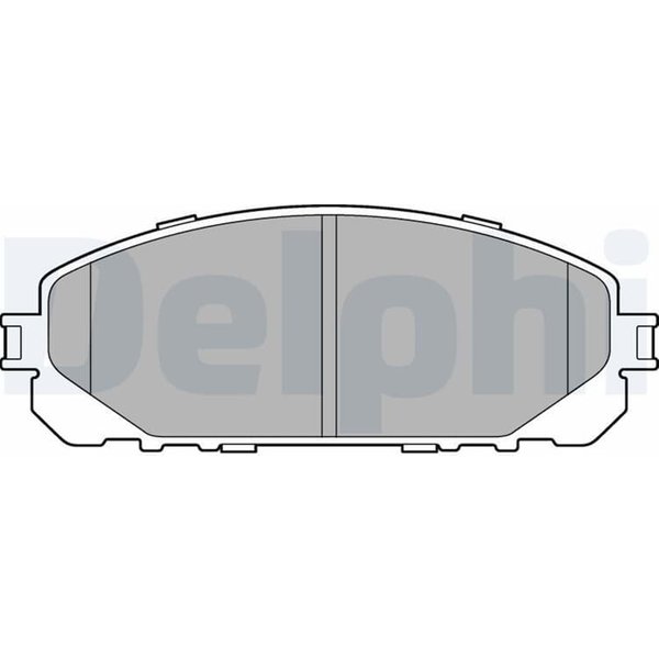Delphi BremsbeläGe Vorne Jeep Cherokee LP3271-image