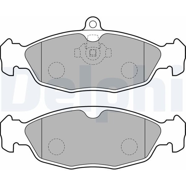 Delphi BremsbeläGe Hinten Jaguar Xj Xk 4,0-image