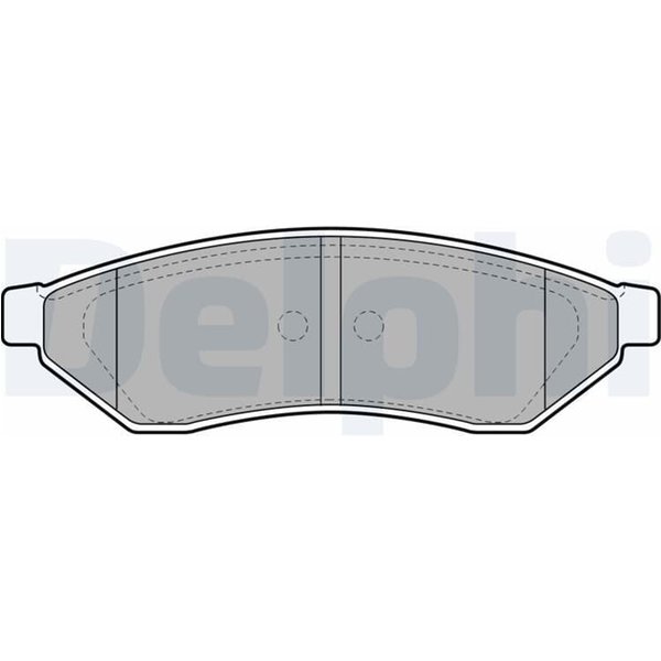 Delphi BremsbeläGe Hinten Chevrolet Epica Evanda Daewoo Evanda 2,0-image