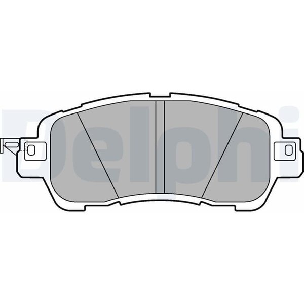 Delphi BremsbeläGe Vorne Mazda 2 Dl 1,5-image