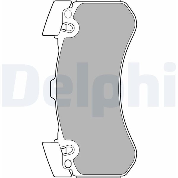 Delphi BremsbeläGe Vorne Audi A6 A7 A8 LP2283-image