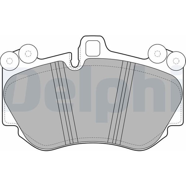 Delphi BremsbeläGe Vorne Audi A4 A5 A8 R8 Porsche Cayenne VW Phaeton-image