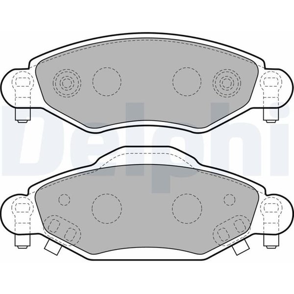Delphi BremsbeläGe Vorne Toyota Yaris P1 P2 LP1840-image