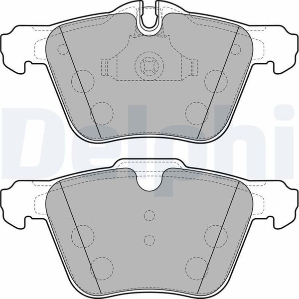 Delphi BremsbeläGe Vorne Jaguar S-Type Xf Xj Xk LP2114-image