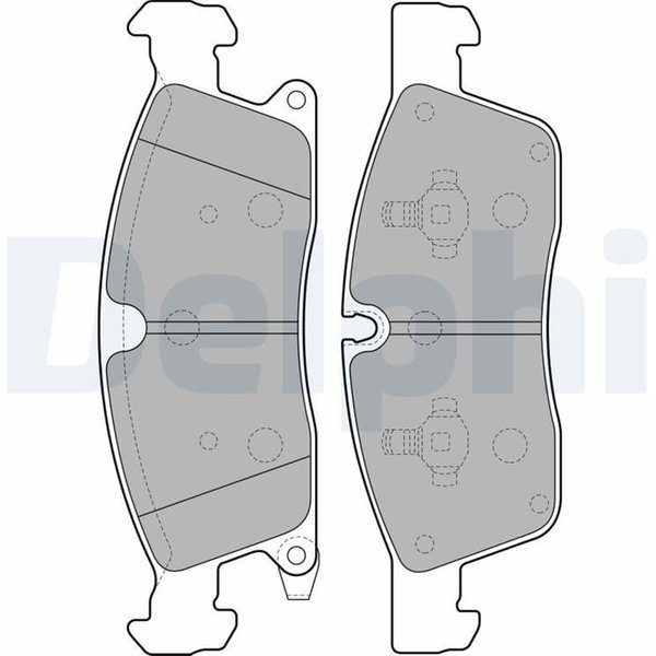 Delphi BremsbeläGe Vorne Dodge Durango Jeep Grand Cherokee-image