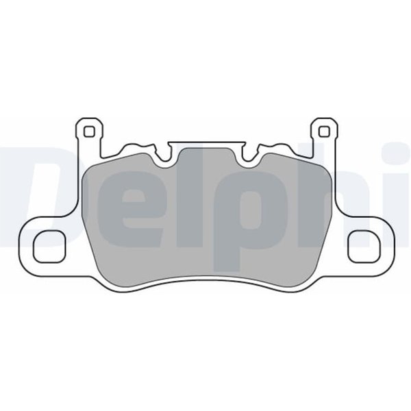 Delphi BremsbeläGe Hinten Porsche 718 911 Cayman Panamera-image