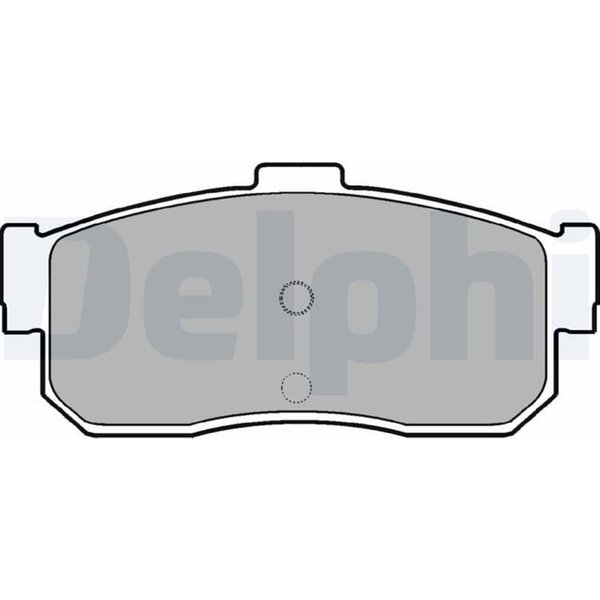Delphi BremsbeläGe Hinten Nissan 100Nx Almera Cefiro Primera Sunny-image