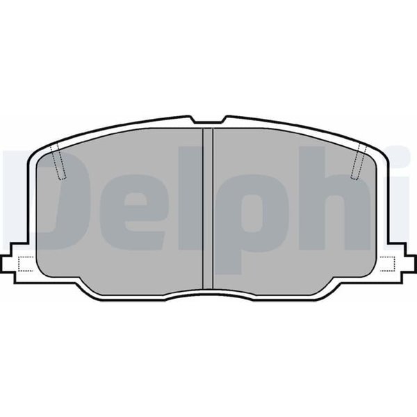 Delphi BremsbeläGe Vorne Toyota Camry Carina Celica Corolla Starlet-image