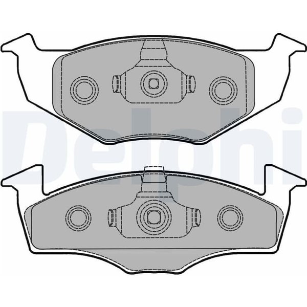 Delphi BremsbeläGe Vorne Seat Cordoba Ibiza VW Golf Lupo Polo Vento-image