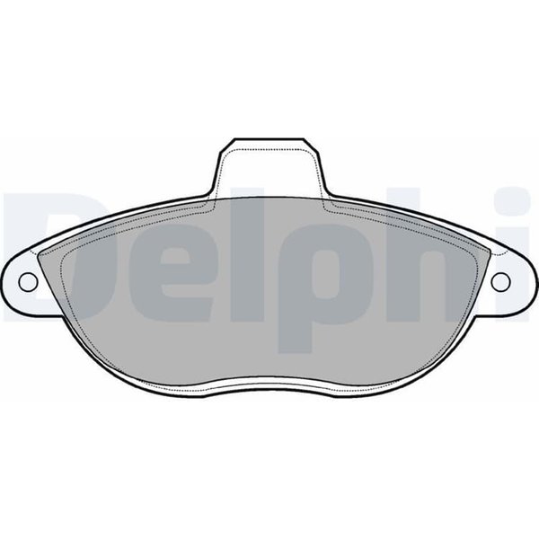 Delphi BremsbeläGe Vorne Citroen Fiat Peugeot LP1592-image