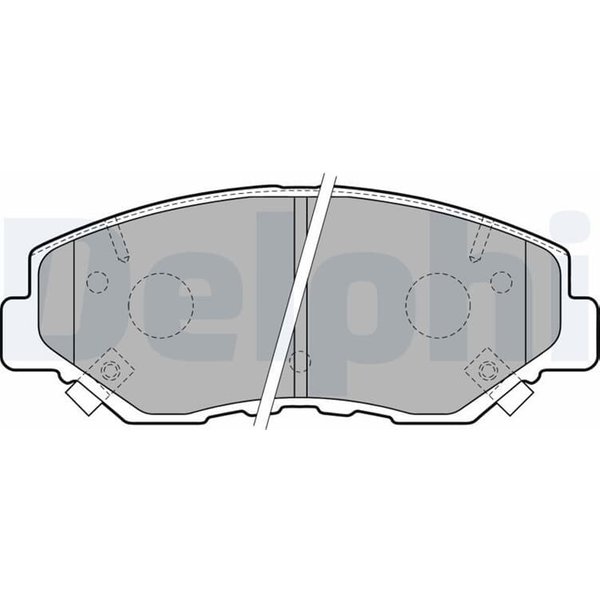 Delphi BremsbeläGe Vorne Honda Civic Cr-V Element Pilot-image