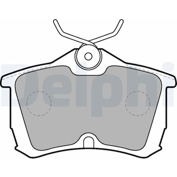 Delphi BremsbeläGe Hinten Honda Accord 6 7-image