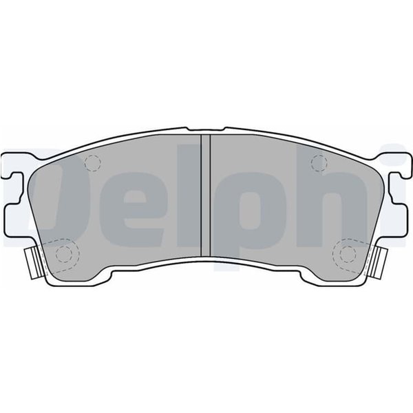 Delphi BremsbeläGe Vorne Mazda 323 626 Premacy-image