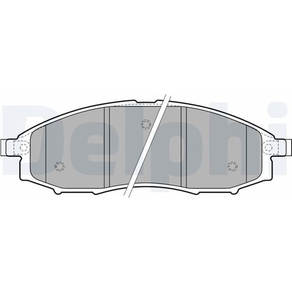 Delphi BremsbeläGe Vorne Nissan Murano Navara Np300 Pathfinder Pick-image