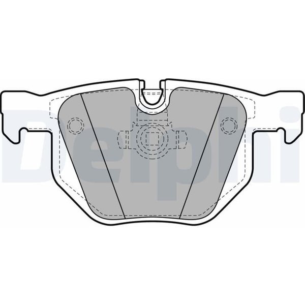 Delphi BremsbeläGe Hinten BMW 5Er E60 6Er E63-image