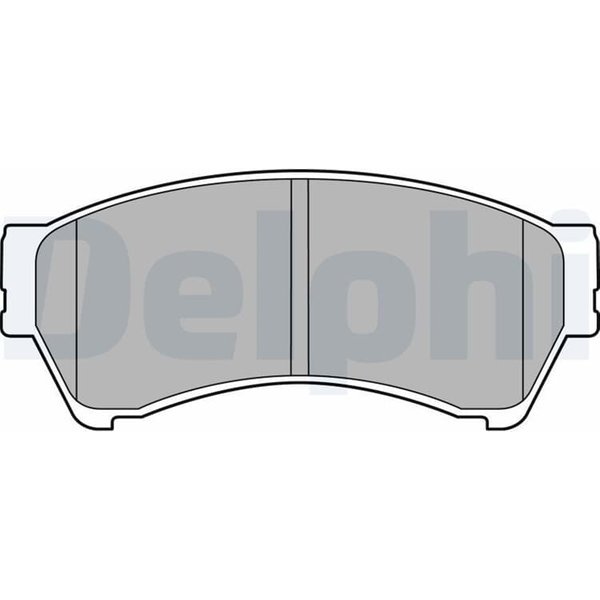 Delphi BremsbeläGe Vorne Mazda 6 GH-image