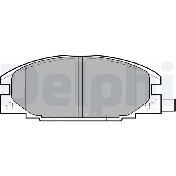 Delphi BremsbeläGe Vorne Isuzu Campo Gemini Trooper Opel Campo Frontera-image