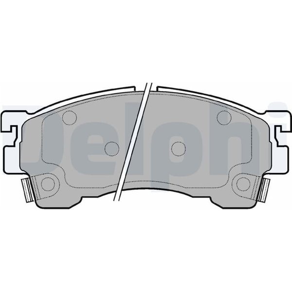 Delphi BremsbeläGe Vorne Ford Probe Mazda 323 626 Mx-6 Premacy Xedos-image