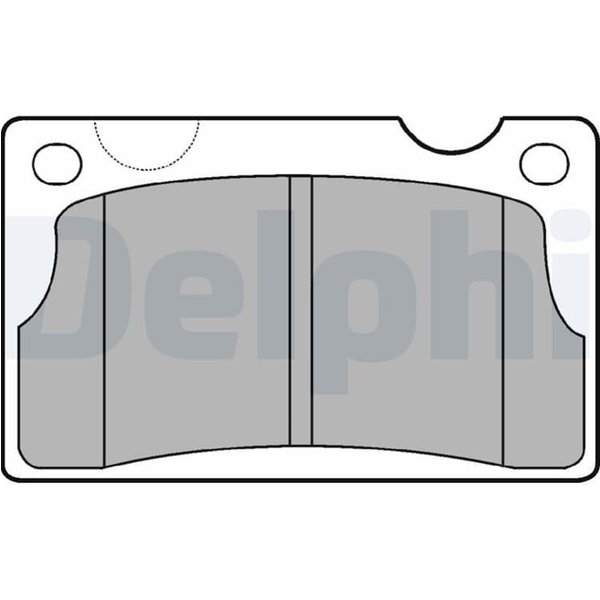 Delphi BremsbeläGe Vorne Volvo 140 164 240 260 P-image