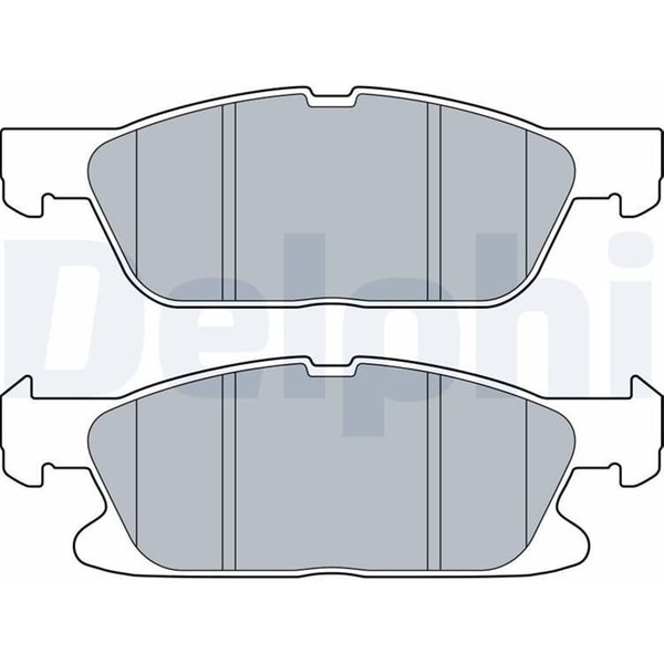 Delphi BremsbeläGe Vorne Ford Edge 2,0 LP3280-image
