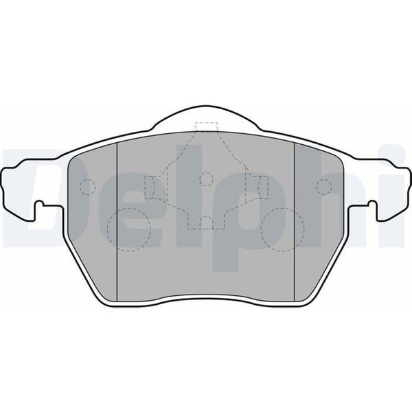 Delphi BremsbeläGe Vorne Volvo C70 S70 V70 LP1687-image