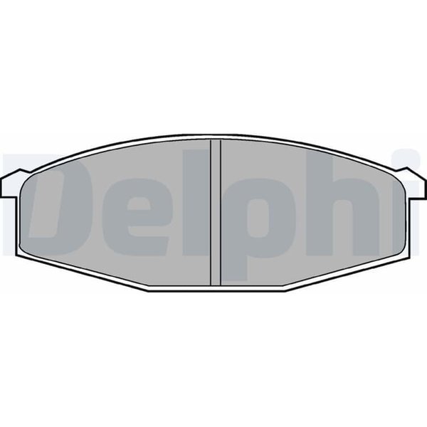 Delphi BremsbeläGe Vorne Nissan 280Zx,Zxt Patrol-image