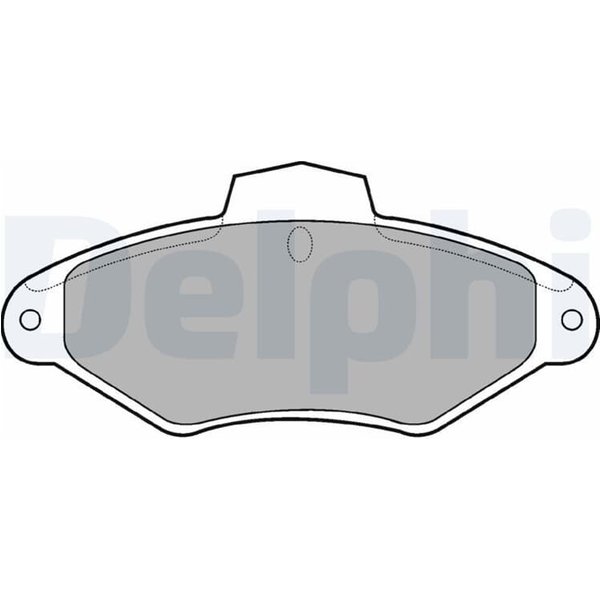 Delphi BremsbeläGe Vorne Citroen Xantia LP787-image