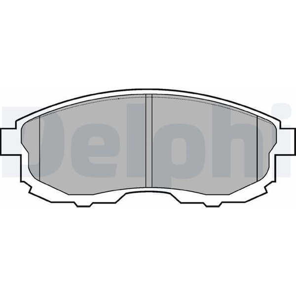 Delphi BremsbeläGe Vorne Nissan 200Sx Cefiro Maxima Teana-image