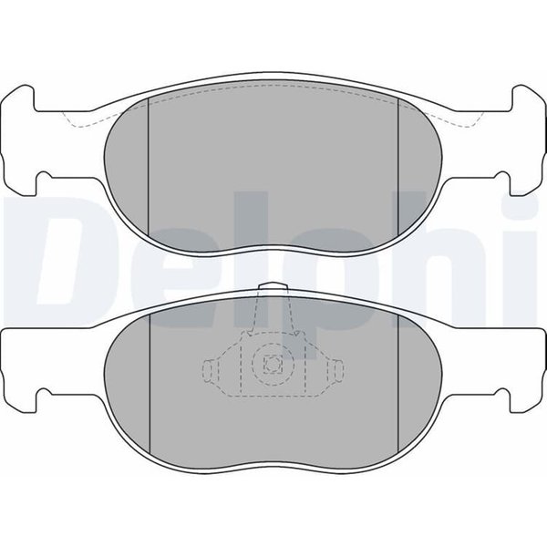 Delphi BremsbeläGe Vorne Fiat Punto Lancia Y-image