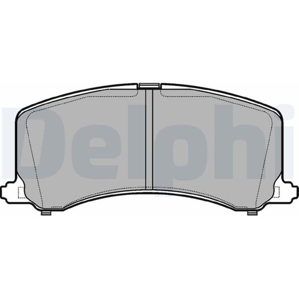 Delphi BremsbeläGe Vorne Suzuki Baleno Swift LP1014-image