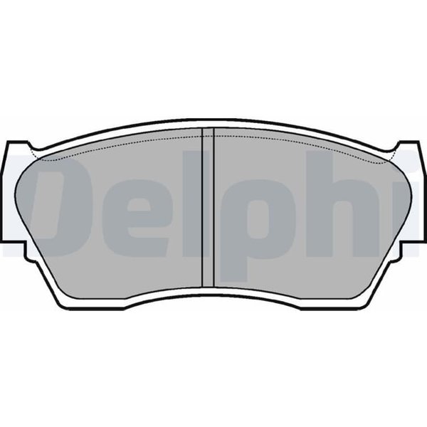 Delphi BremsbeläGe Vorne Nissan 100Nx Sunny LP783-image