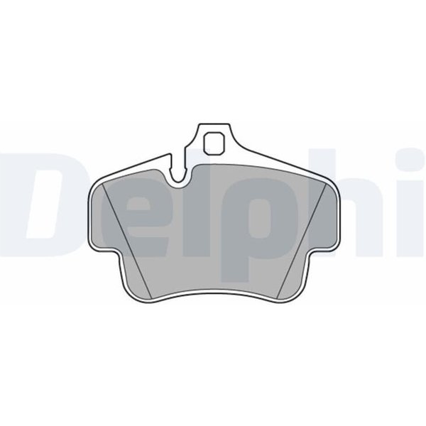 Delphi BremsbeläGe Hinten Porsche 718 911 Boxster Cayman LP3586-image