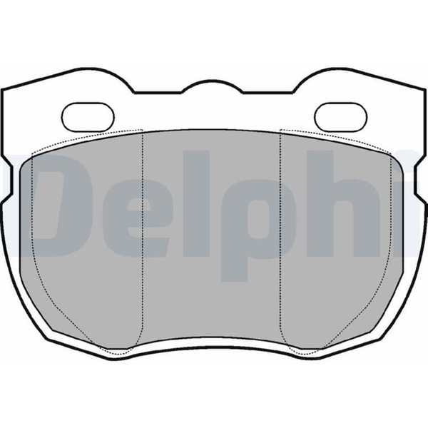 Delphi BremsbeläGe Vorne Land Rover 110/127 90 Defender Discovery-image