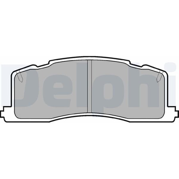 Delphi BremsbeläGe Hinten Toyota Previa 2,4-image