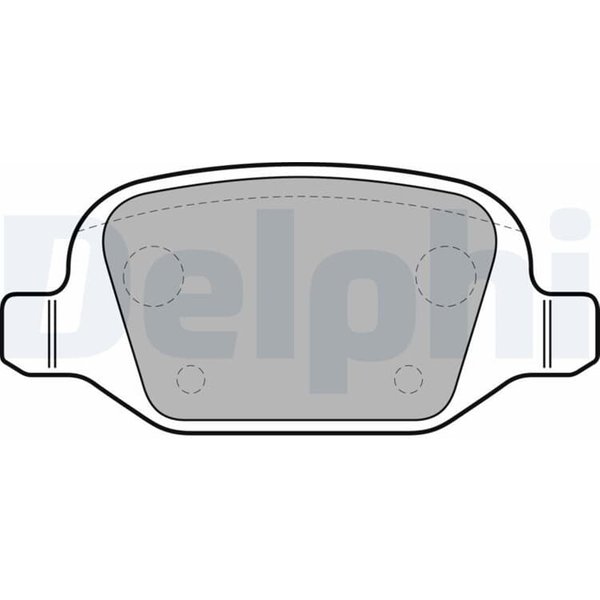 Delphi BremsbeläGe Hinten Alfa Romeo 147 156 Gt Fiat Linea Lancia Lybra-image