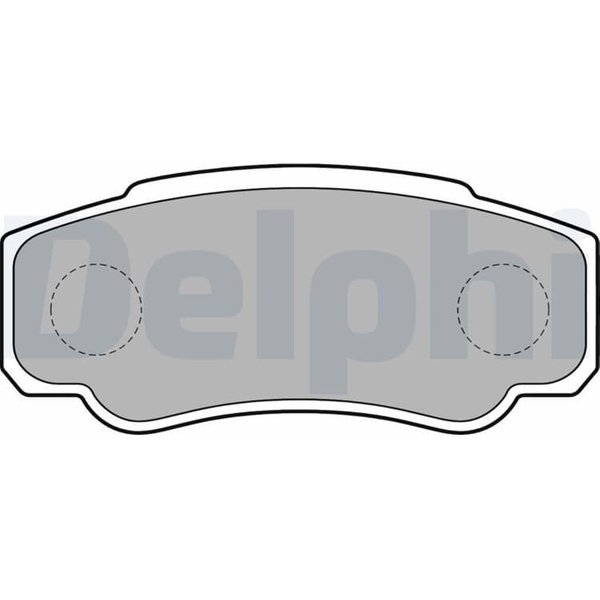 Delphi BremsbeläGe Hinten Citroen Fiat Peugeot LP1790-image