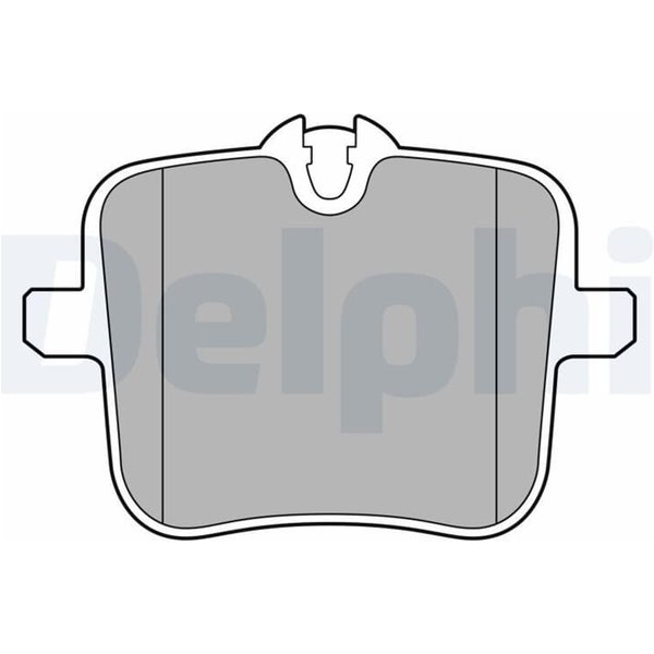 Delphi BremsbeläGe Hinten BMW 5Er 7Er 8Er X5 X6 3,0-image