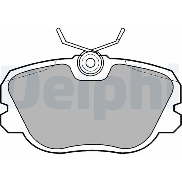 Delphi BremsbeläGe Vorne BMW 3Er Mercedes 190 Saab 900 9000-image