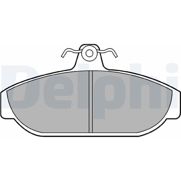 Delphi BremsbeläGe Vorne Volvo 740 760 780 940 960 LP437-image