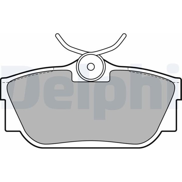 Delphi BremsbeläGe Hinten VW Transporter T4-image