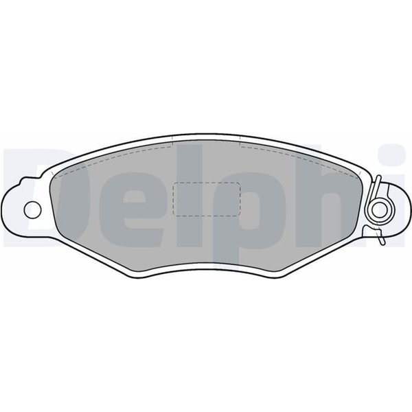 Delphi BremsbeläGe Vorne Nissan Peugeot Renault-image