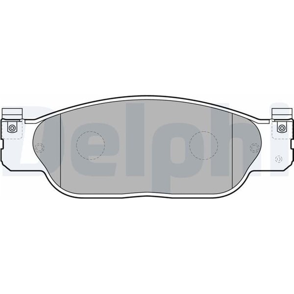Delphi BremsbeläGe Vorne Jaguar S-Type Xj LP1468-image