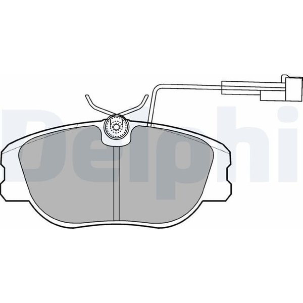 Delphi BremsbeläGe Vorne Alfa Romeo Fiat Lancia LP875-image