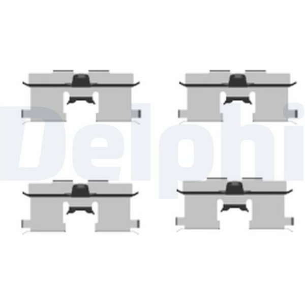 Delphi ZubehöR FüR BremsbeläGe Hinten Chevrolet Lacetti Nubira Daewoo Lacetti Nubira-image