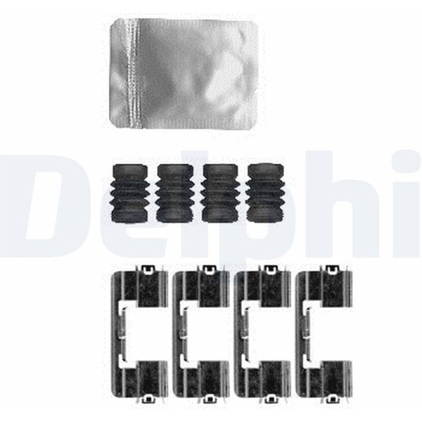 Delphi ZubehöR FüR BremsbeläGe Hinten Opel Astra J Zafira Tourer C-image