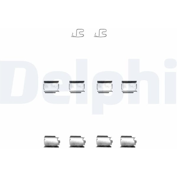 Delphi ZubehöR FüR BremsbeläGe Chrysler Dodge Fiat Jeep Lancia Opel-image