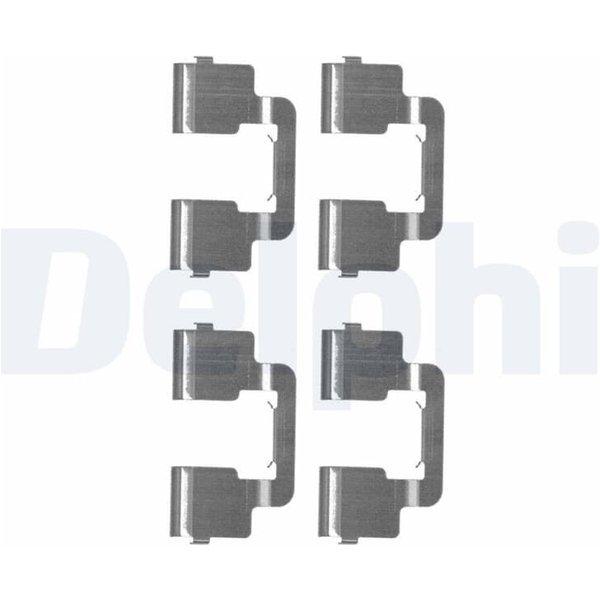 Delphi ZubehöR FüR BremsbeläGe Hinten Citroen Fiat Peugeot Toyota-image